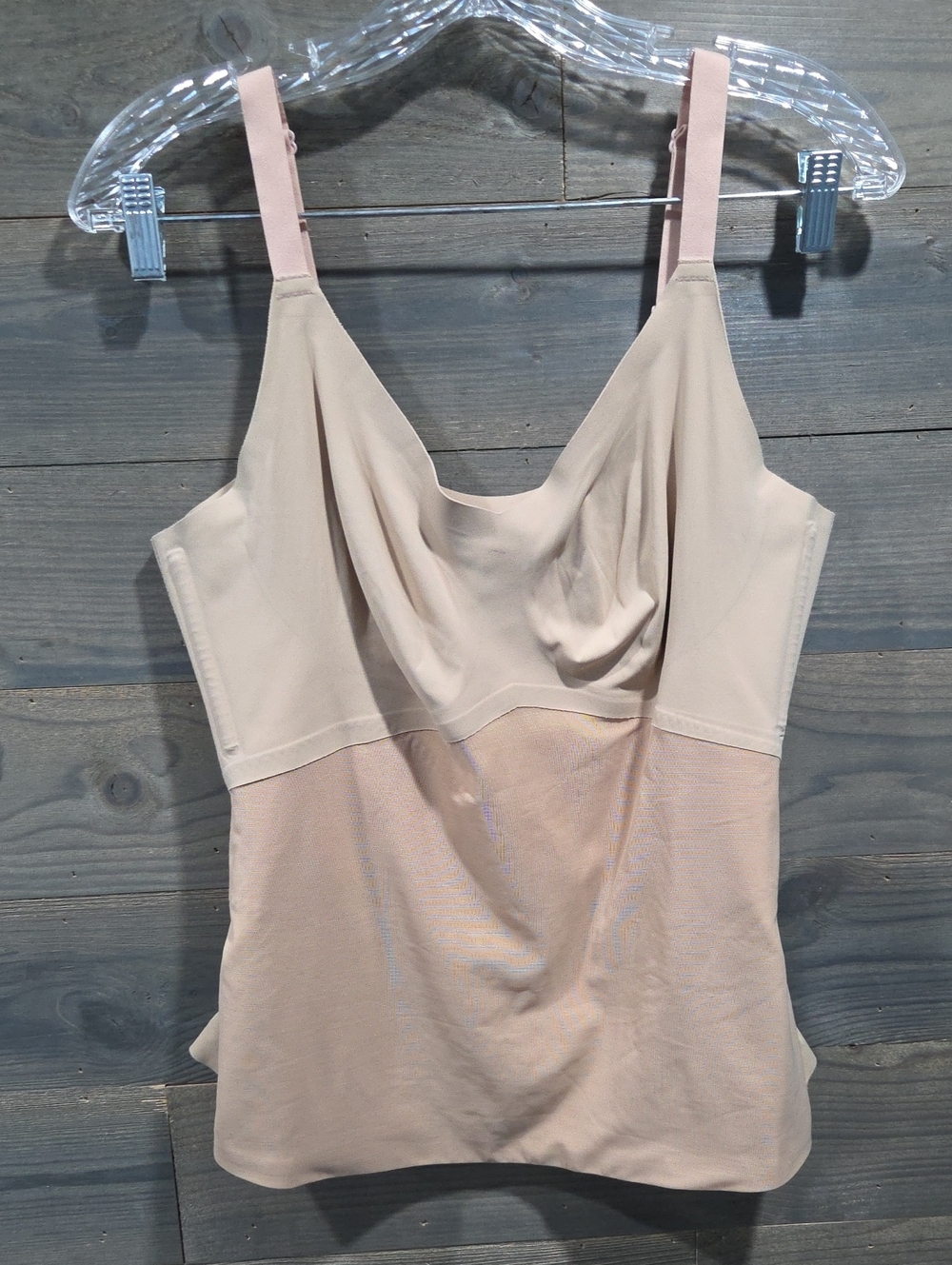 Light Nude Shaping Camisole with Adjustable Straps - Women's Chemise